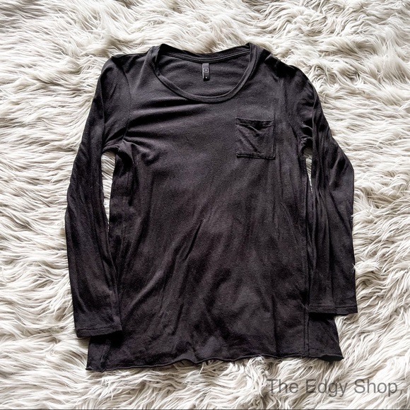 11thstreet | Raw Edge Black LS - Picture 5 of 9